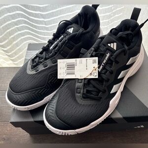 adidas Black and White Athletic Shoes